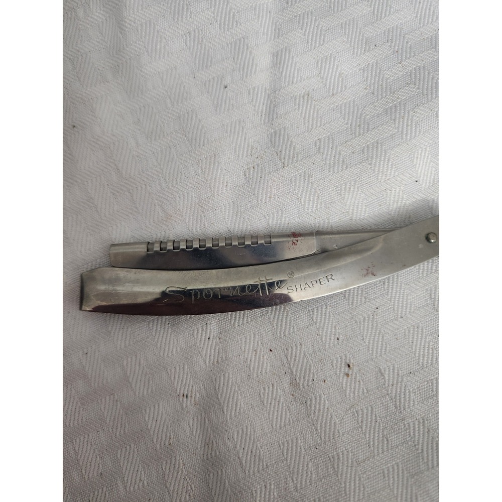 Spornette Shaper Stainless Steel Folding Hair Styling Razor Texturizing Tool
